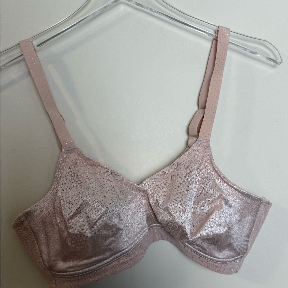 Wacoal l 852303 Back Appeal Wire Free Bra 36C Rose
